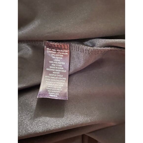 Worthington Black Lace & Chiffon Wide-Leg Plus Size Jumpsuit – Size 22W - Picture 5 of 5